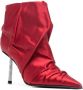 Le Silla Bella 80mm ruched ankle boots Red - Thumbnail 2