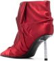 Le Silla Bella 80mm ruched ankle boots Red - Thumbnail 3