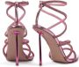 Le Silla Bella crystal-embellished wrap sandals Pink - Thumbnail 3