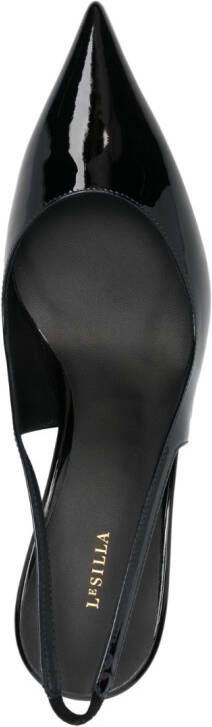 Le Silla Bella pointed-toe slingback pumps Black