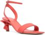 Le Silla Candy bow-shaped leather sandals Orange - Thumbnail 2