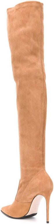 Le Silla Carry Over thigh-high boots Neutrals