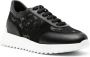 Le Silla chantilly-lace leather sneakers Black - Thumbnail 2