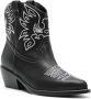 Le Silla Christine 70mm leather boots Black - Thumbnail 2