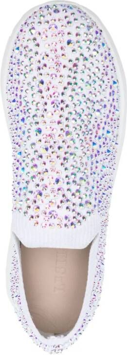 Le Silla Claire crystal-embellished sneakers White