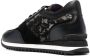 Le Silla Claire lace-embellished leather sneakers Black - Thumbnail 3