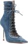Le Silla Colette 120mm denim ankle boots Blue - Thumbnail 2