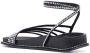 Le Silla crystal-embelished sandals Black - Thumbnail 3