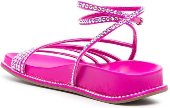 Le Silla crystal-embelished sandals Pink