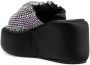 Le Silla crystal-embellished platform sandals Black - Thumbnail 3