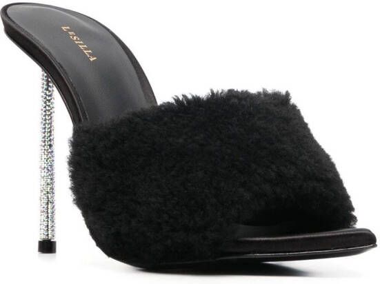Le Silla crystal-embellished stiletto sandals Black