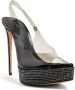 Le Silla Divina crystal-embellished slingback sandals Black - Thumbnail 2