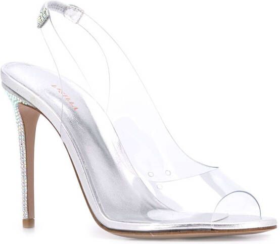 Le Silla Divina sling-back sandals White