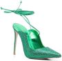 Le Silla embellished pointed pumps Green - Thumbnail 2