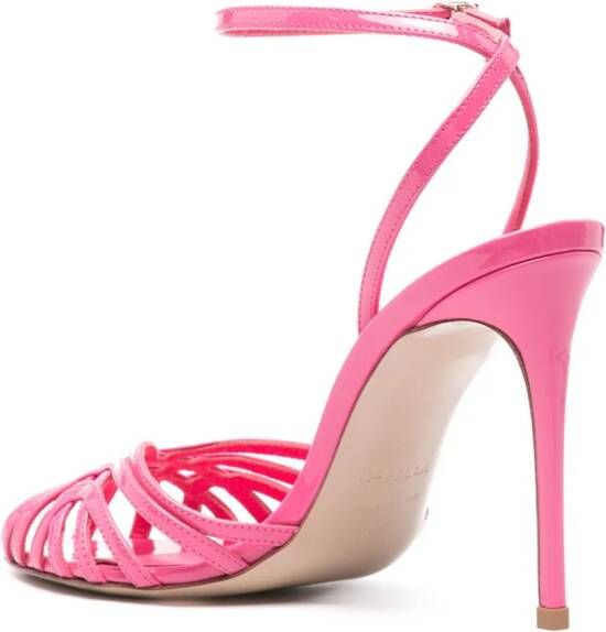 Le Silla Embrace 105mm leather sandals Pink