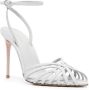 Le Silla Embrace 110mm glitter sandals Silver - Thumbnail 2