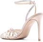 Le Silla Embrace 110mm rhinestoned sandals Pink - Thumbnail 2