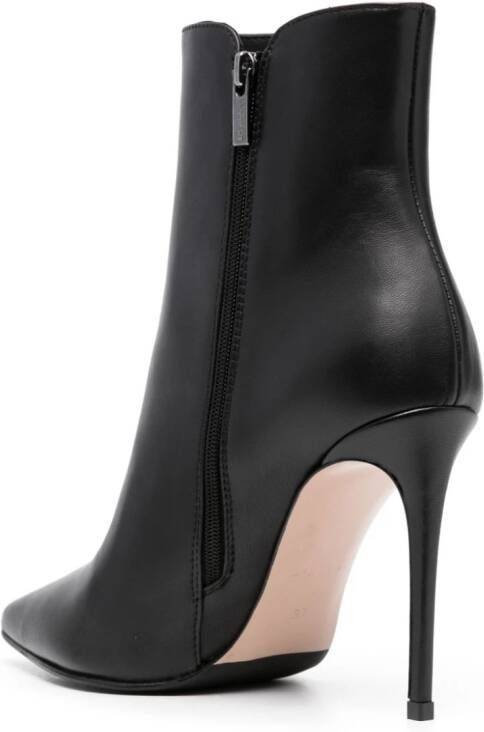 Le Silla Eva 100mm leather ankle boots Black