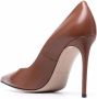 Le Silla Eva 100mm leather pumps Brown - Thumbnail 3