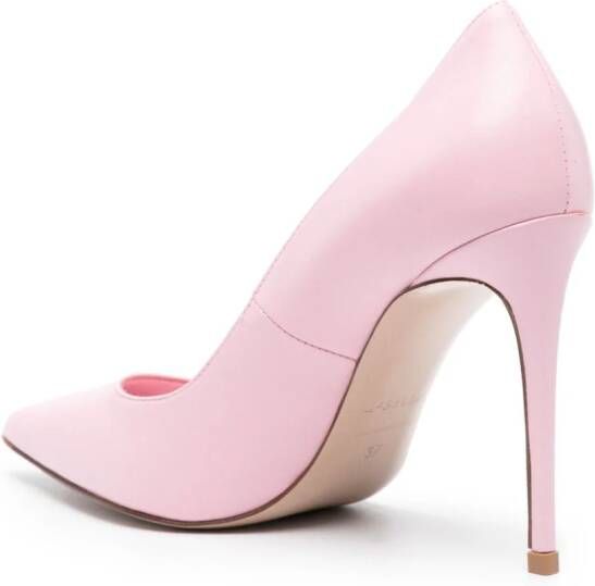 Le Silla Eva 100mm leather pumps Pink