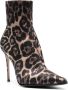 Le Silla Eva 100mm leopard-print boots Black - Thumbnail 2