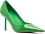 Le Silla Eva 100mm stiletto pumps Green - Thumbnail 2