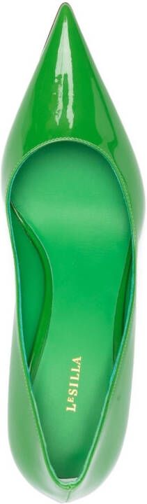 Le Silla Eva 100mm stiletto pumps Green