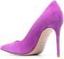 Le Silla Eva 100mm suede pumps Purple - Thumbnail 3