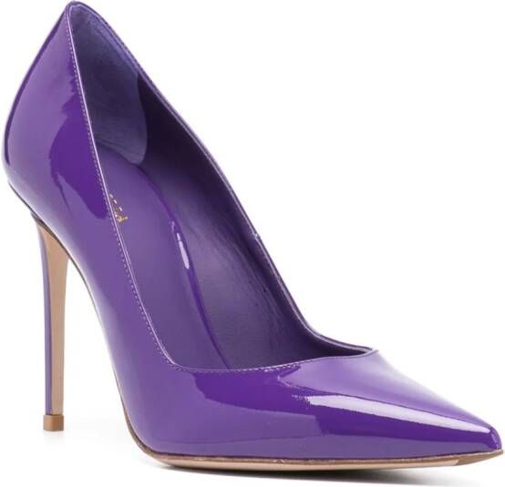 Le Silla Eva 105mm pointed-toe pumps Purple
