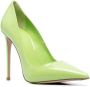 Le Silla Eva 110mm leather pumps Green - Thumbnail 2