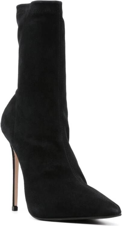 Le Silla Eva 115mm pointed-toe boots Black