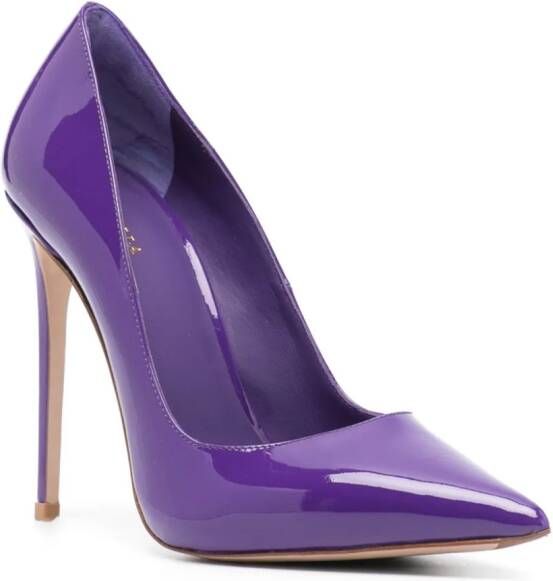 Le Silla Eva 115mm pointed-toe pumps Purple