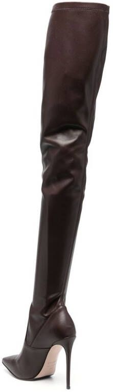 Le Silla Eva 115mm thigh-high boots Brown