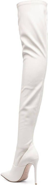 Le Silla Eva 115mm thigh-high boots White