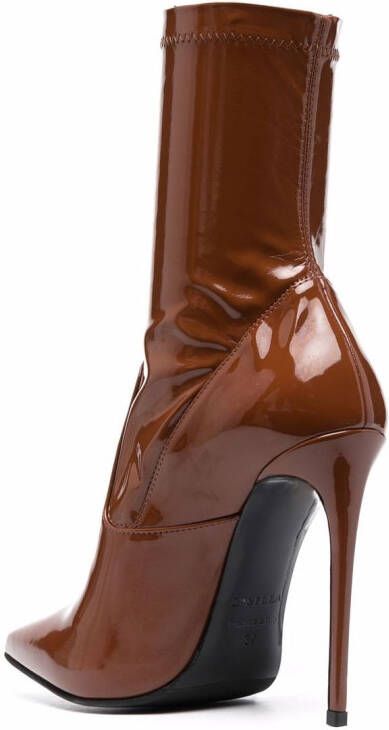 Le Silla Eva 120mm ankle boots Brown