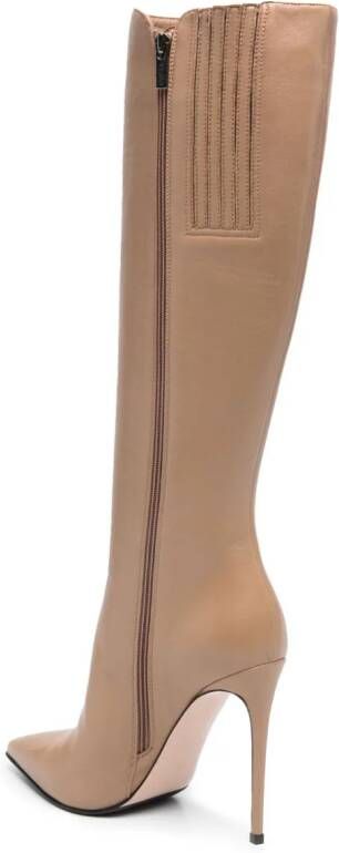 Le Silla Eva 120mm knee-high boots Brown