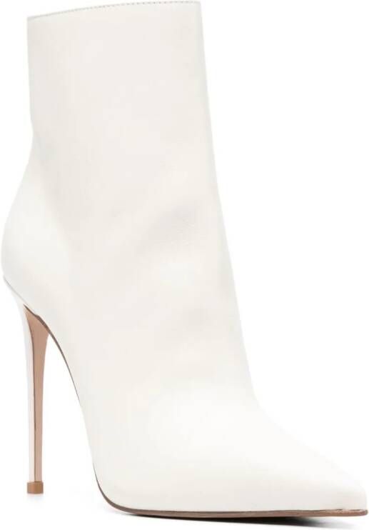 Le Silla Eva 120mm leather ankle boots Neutrals