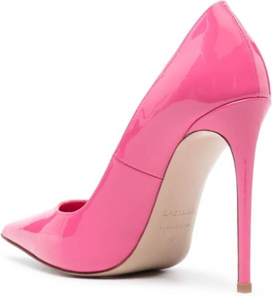 Le Silla Eva 120mm leather pumps Pink
