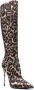 Le Silla Eva 120mm leopard-print boots Brown - Thumbnail 2