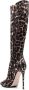 Le Silla Eva 120mm leopard-print boots Brown - Thumbnail 3
