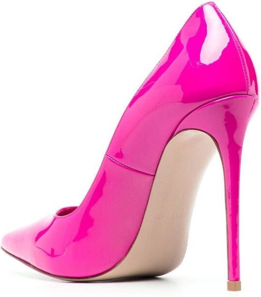 Le Silla Eva 120mm patent leather pumps Pink