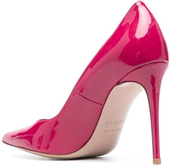Le Silla Eva 120mm patent-leather pumps Pink