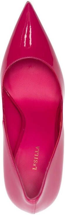 Le Silla Eva 120mm patent-leather pumps Pink