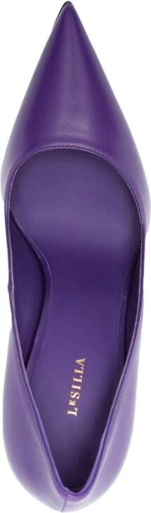 Le Silla Eva 120mm pointed-toe pumps Purple