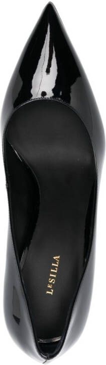Le Silla Eva 80mm patent leather pumps Black