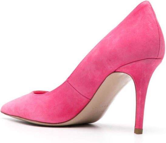Le Silla Eva 80mm suede pumps Pink