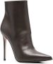 Le Silla Eva leather 125mm ankle boots Brown - Thumbnail 2