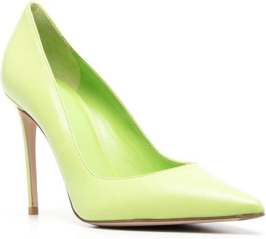 Le Silla Eva leather pumps Green