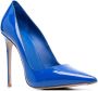 Le Silla Eva patent-leather pumps Blue - Thumbnail 2