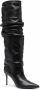 Le Silla Eva ruched knee boots Black - Thumbnail 2